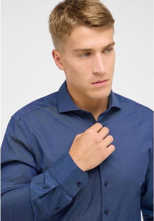 Eterna Overhemd met lange mouwen Slim fit EASY IRON (gemakkelijk te strijken) - Foto 3