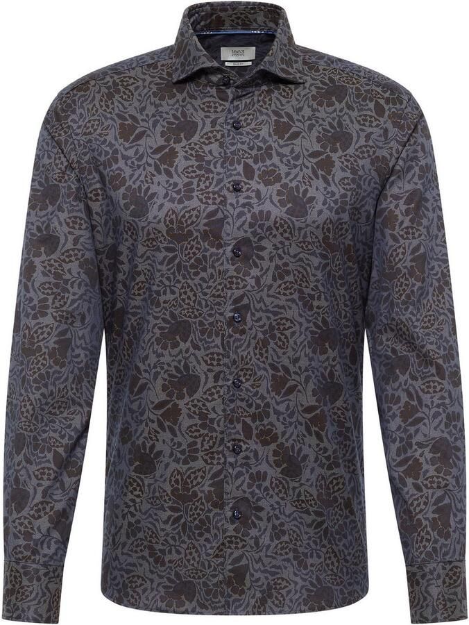 Eterna Overhemd met lange mouwen Slim fit EASY IRON (gemakkelijk te strijken)