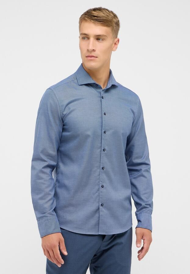 Eterna Overhemd met lange mouwen Slim fit EASY IRON (gemakkelijk te strijken) - Foto 6