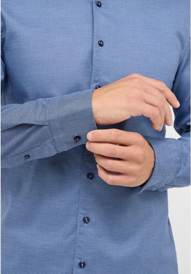 Eterna Overhemd met lange mouwen Slim fit EASY IRON (gemakkelijk te strijken) - Foto 3