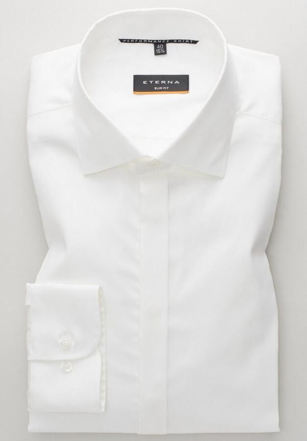Eterna Overhemd met lange mouwen Slim fit EASY IRON (gemakkelijk te strijken) - Foto 5