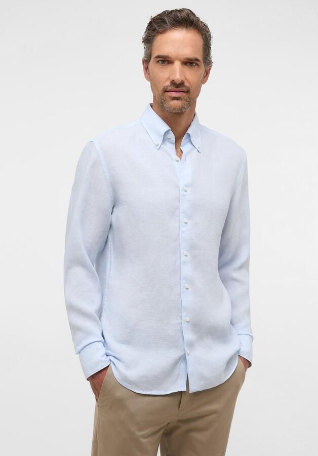 Eterna Overhemd met lange mouwen Slim fit EASY IRON (gemakkelijk te strijken) - Foto 6