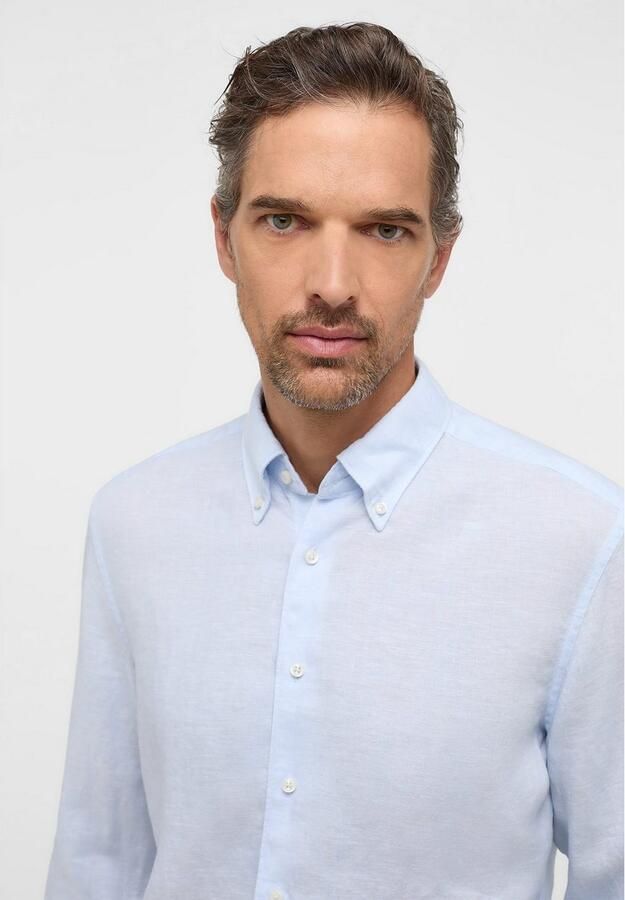 Eterna Overhemd met lange mouwen Slim fit EASY IRON (gemakkelijk te strijken) - Foto 3