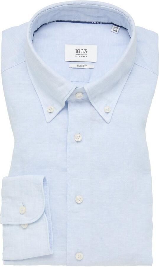 Eterna Overhemd met lange mouwen Slim fit EASY IRON (gemakkelijk te strijken) - Foto 5