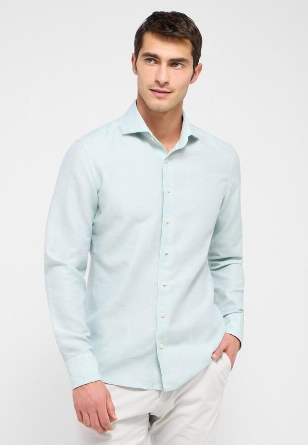 Eterna Overhemd met lange mouwen Slim fit EASY IRON (gemakkelijk te strijken) - Foto 6