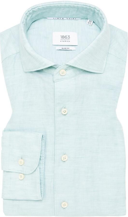 Eterna Overhemd met lange mouwen Slim fit EASY IRON (gemakkelijk te strijken) - Foto 5