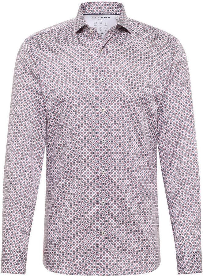 Eterna Overhemd met lange mouwen Slim fit EASY IRON (gemakkelijk te strijken)