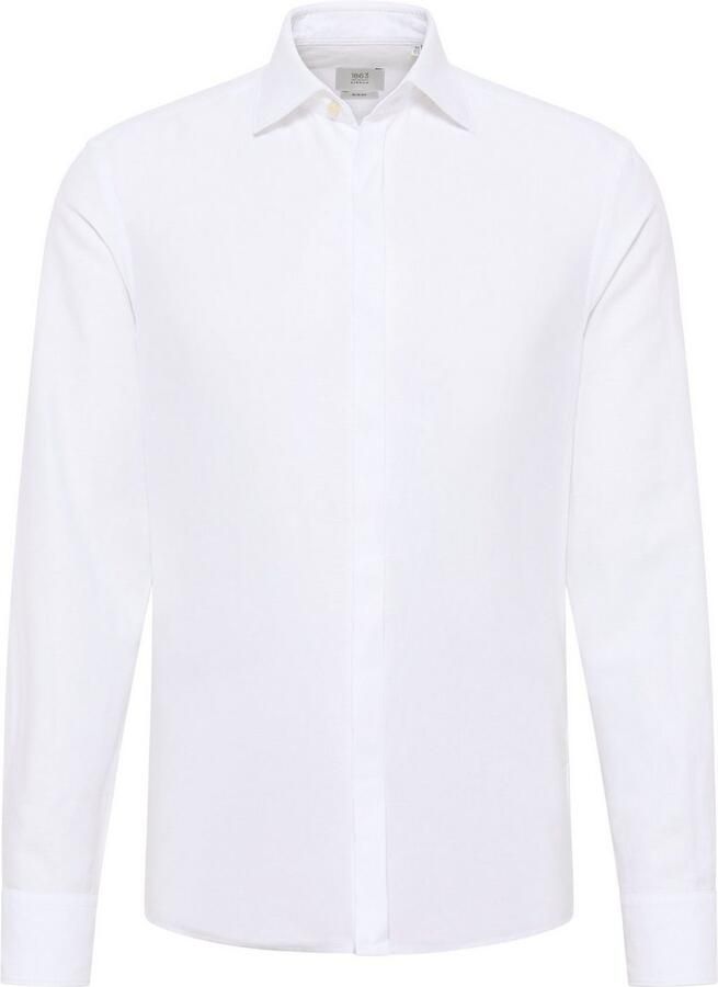 Eterna Slim fit premium smokingoverhemd met linnen
