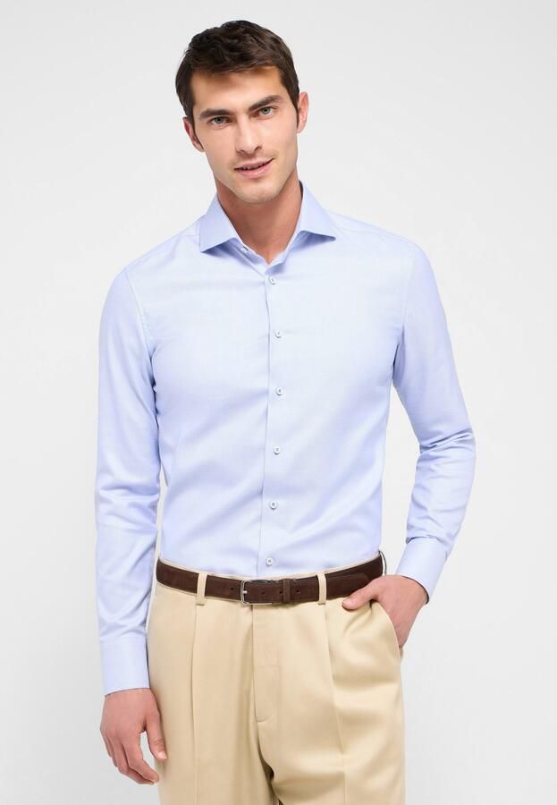 Eterna Slim fit zakelijk overhemd met haaikraag - Foto 6