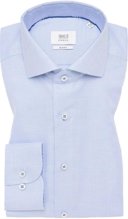 Eterna Slim fit zakelijk overhemd met haaikraag - Foto 5