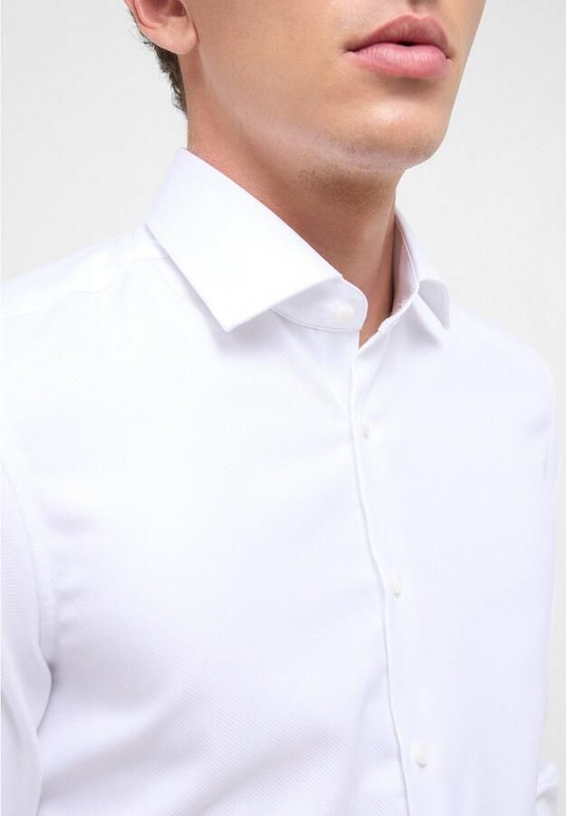 Eterna Slim fit premium shirt met all-over motief - Foto 3