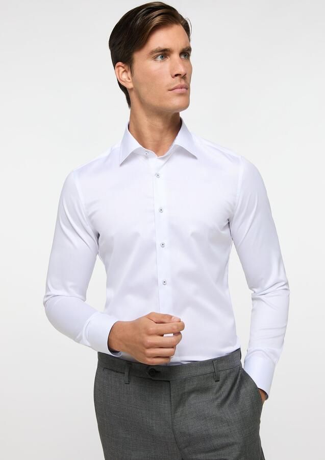 Eterna Overhemd met lange mouwen Slim fit NON IRON (strijkvrij) - Foto 6