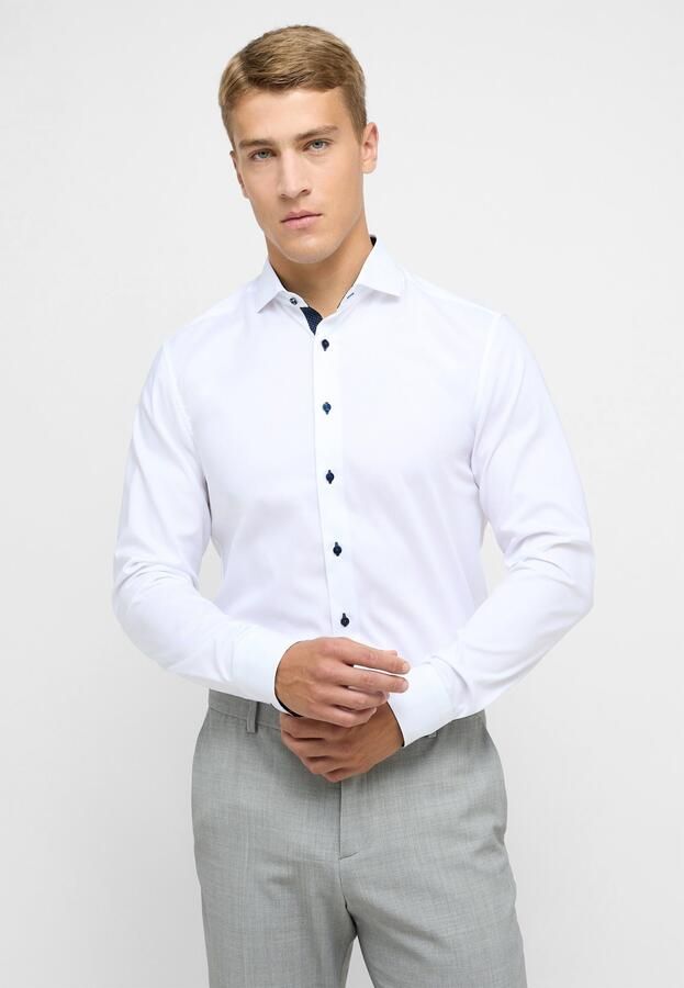 Eterna Overhemd met lange mouwen Slim fit NON IRON (strijkvrij) - Foto 6