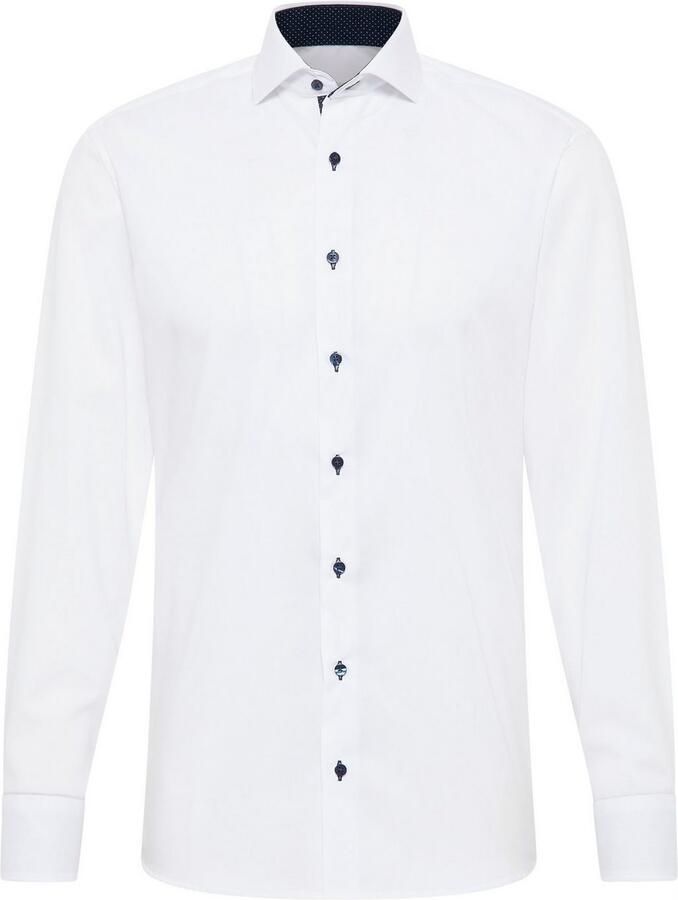 Eterna Overhemd met lange mouwen Slim fit NON IRON (strijkvrij)