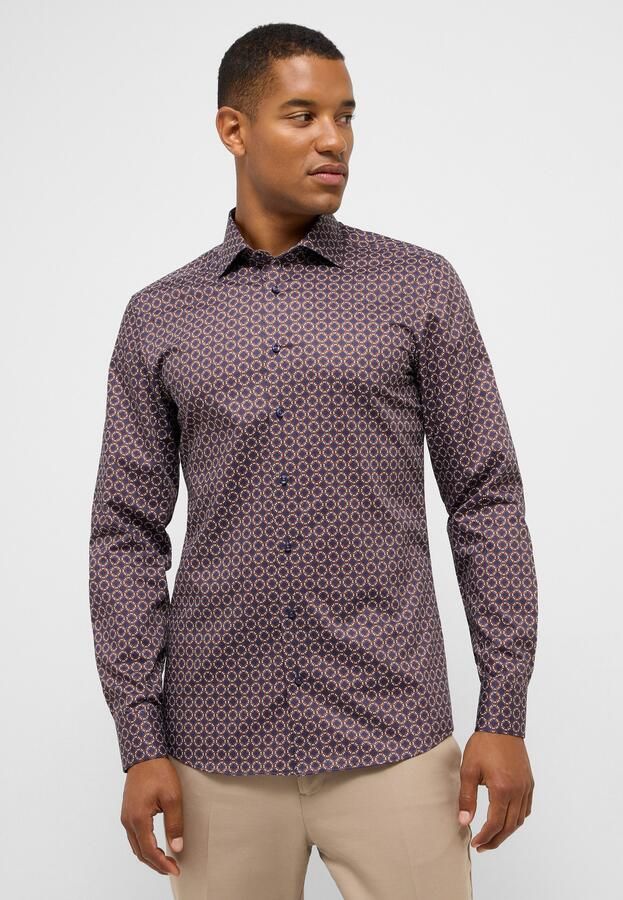 Eterna Overhemd met lange mouwen Slim fit NON IRON (strijkvrij) - Foto 6