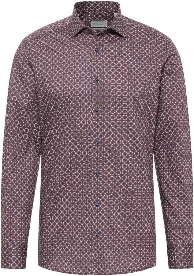 Eterna Overhemd met lange mouwen Slim fit NON IRON (strijkvrij)