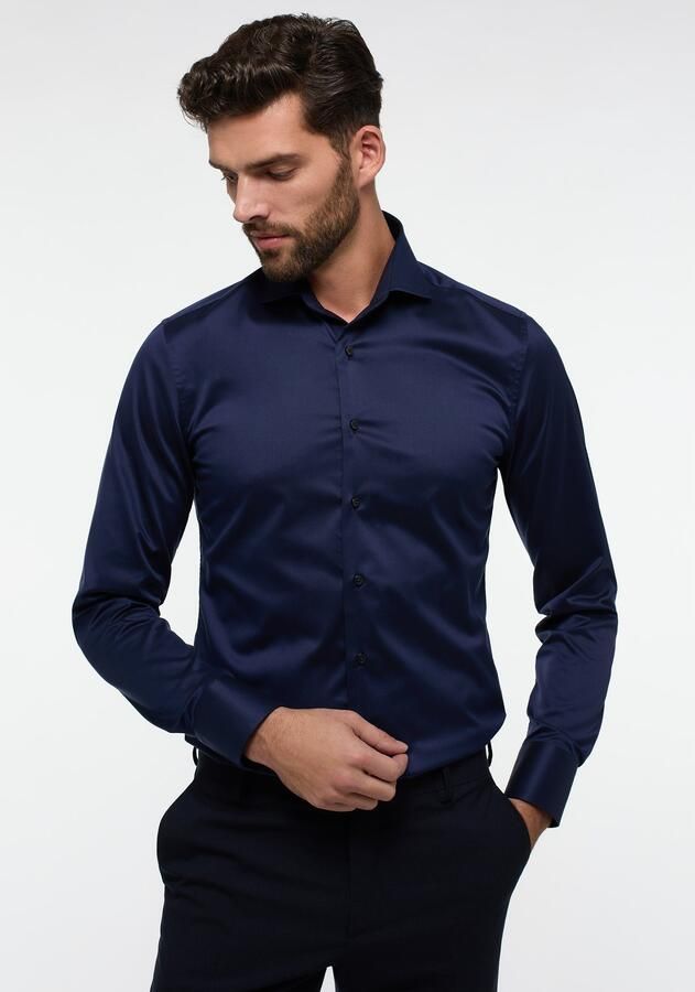 Eterna Overhemd met lange mouwen Slim fit NON IRON (strijkvrij) - Foto 2