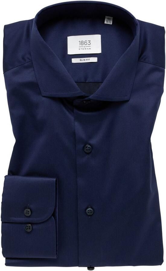 Eterna Overhemd met lange mouwen Slim fit NON IRON (strijkvrij) - Foto 6