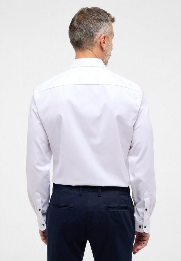 Eterna Overhemd met lange mouwen Slim fit NON IRON (strijkvrij) - Foto 4