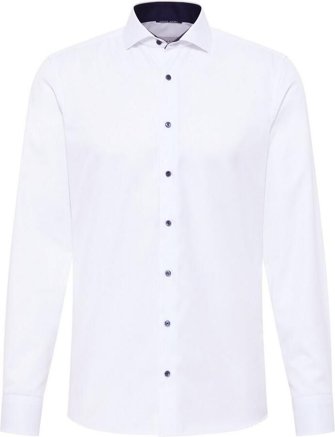 Eterna Overhemd met lange mouwen Slim fit NON IRON (strijkvrij)