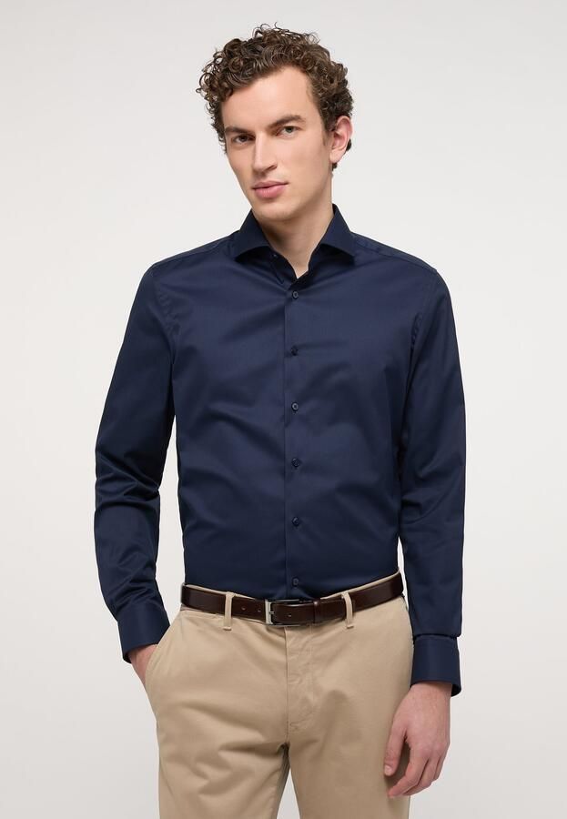 Eterna Overhemd met lange mouwen Slim fit NON IRON (strijkvrij) - Foto 5