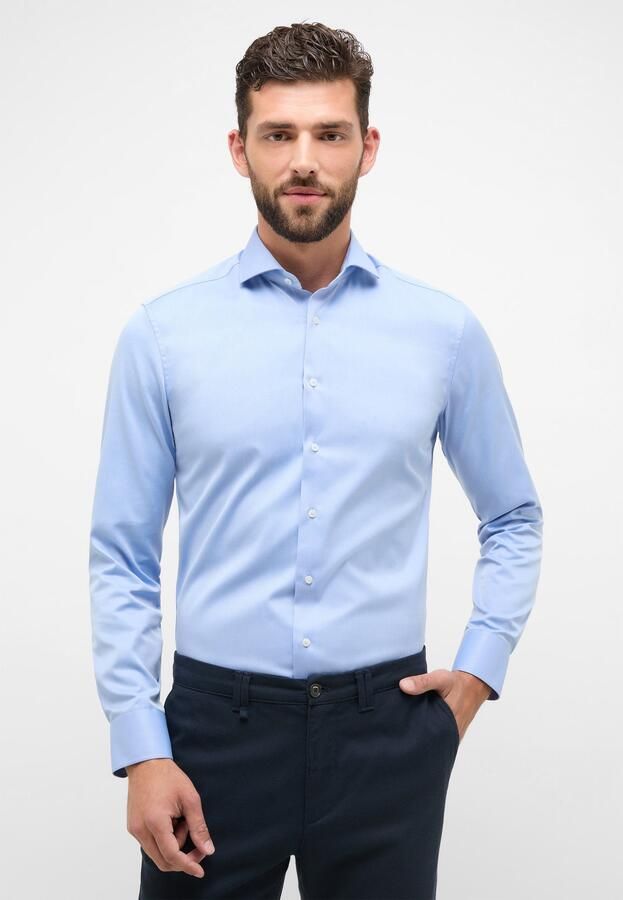 Eterna Overhemd met lange mouwen Slim fit NON IRON (strijkvrij) - Foto 6