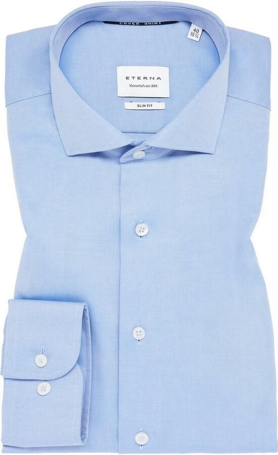 Eterna Overhemd met lange mouwen Slim fit NON IRON (strijkvrij) - Foto 5