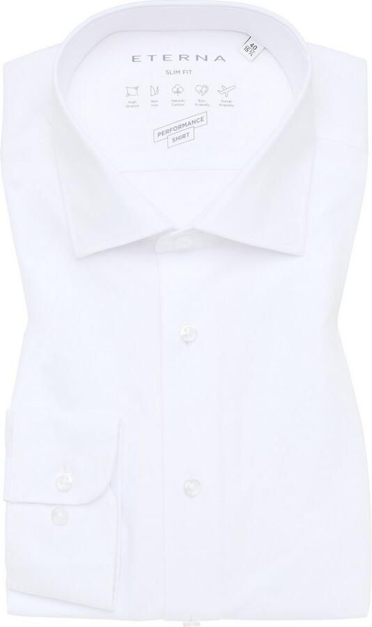 Eterna Overhemd met lange mouwen Slim fit NON IRON (strijkvrij) - Foto 5