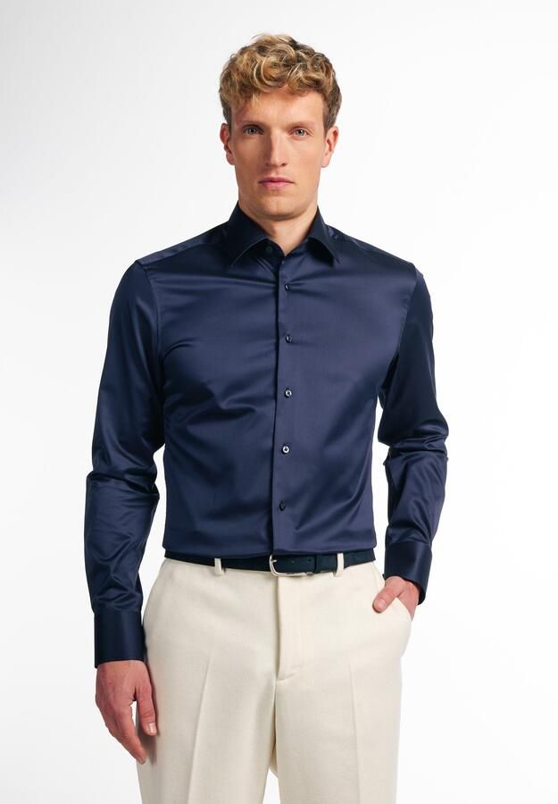 Eterna Overhemd met lange mouwen Slim fit NON IRON (strijkvrij) - Foto 6