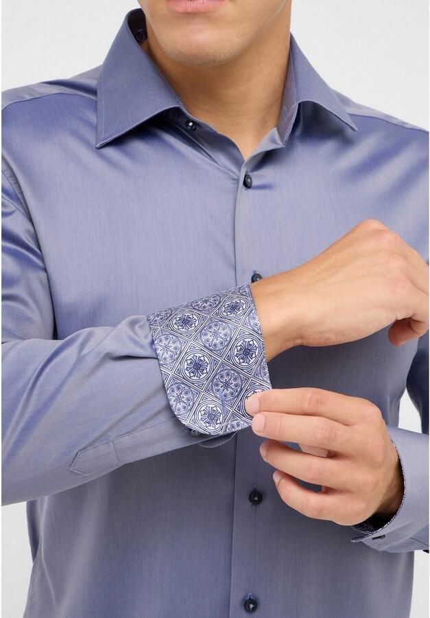 Eterna Overhemd met lange mouwen Slim fit NON IRON (strijkvrij) - Foto 3