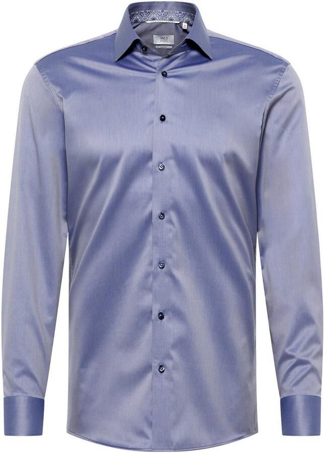 Eterna Overhemd met lange mouwen Slim fit NON IRON (strijkvrij)
