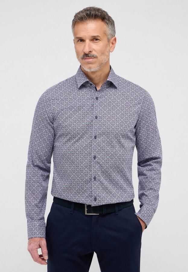 Eterna Overhemd met lange mouwen Slim fit NON IRON (strijkvrij) - Foto 6