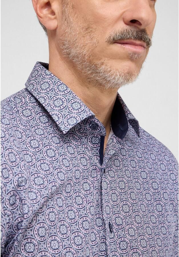 Eterna Overhemd met lange mouwen Slim fit NON IRON (strijkvrij) - Foto 3