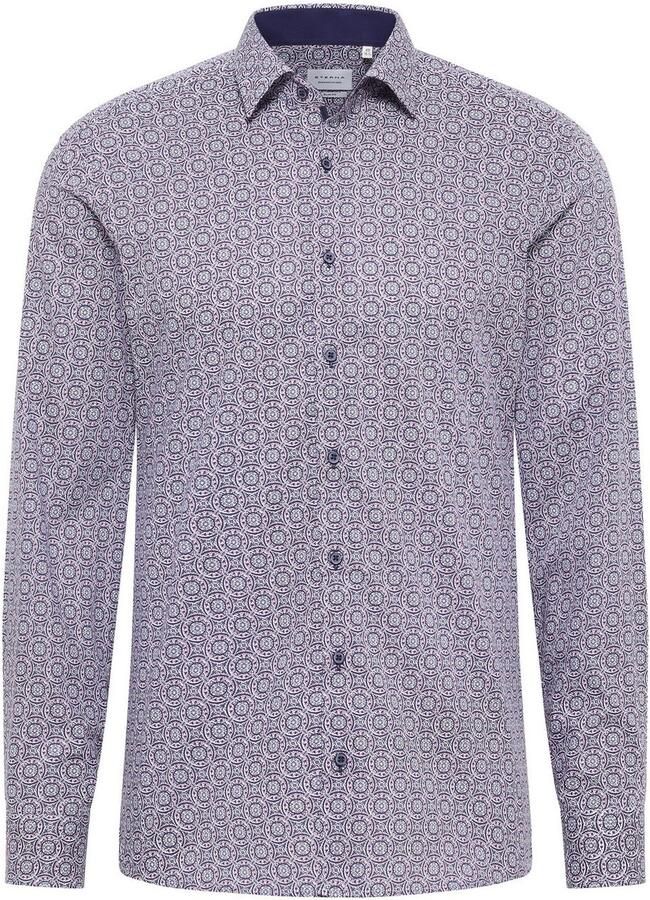 Eterna Overhemd met lange mouwen Slim fit NON IRON (strijkvrij)