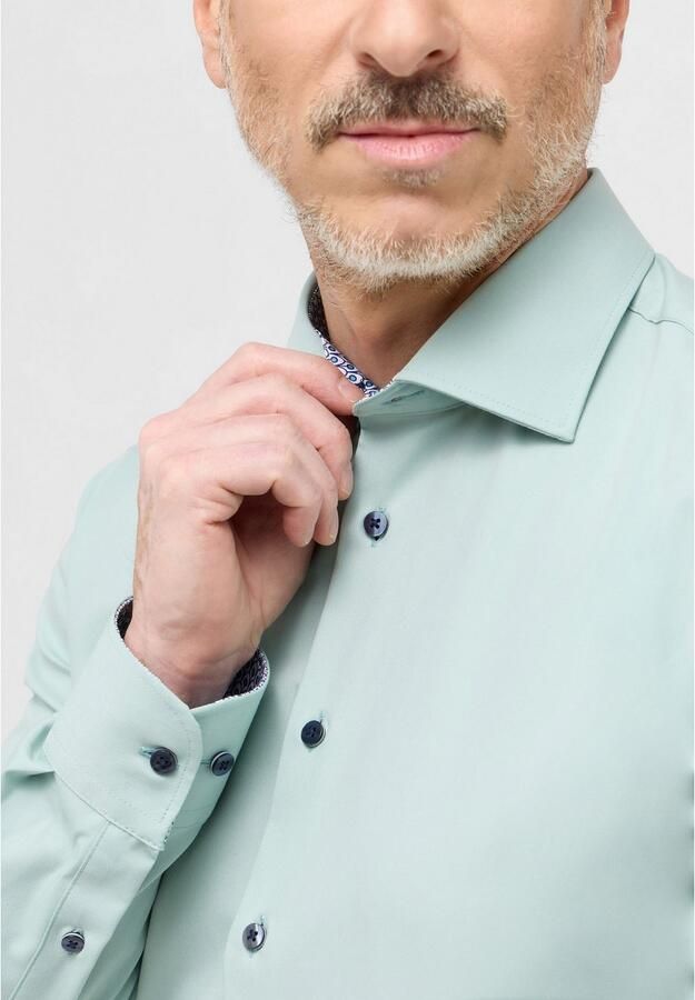 Eterna Overhemd met lange mouwen Slim fit NON IRON (strijkvrij) - Foto 3