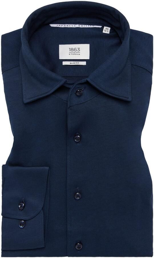 Eterna Overhemd met lange mouwen Slim fit NON IRON (strijkvrij) - Foto 5