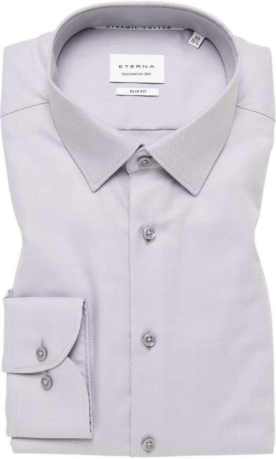 Eterna Overhemd met lange mouwen Slim fit NON IRON (strijkvrij) - Foto 5