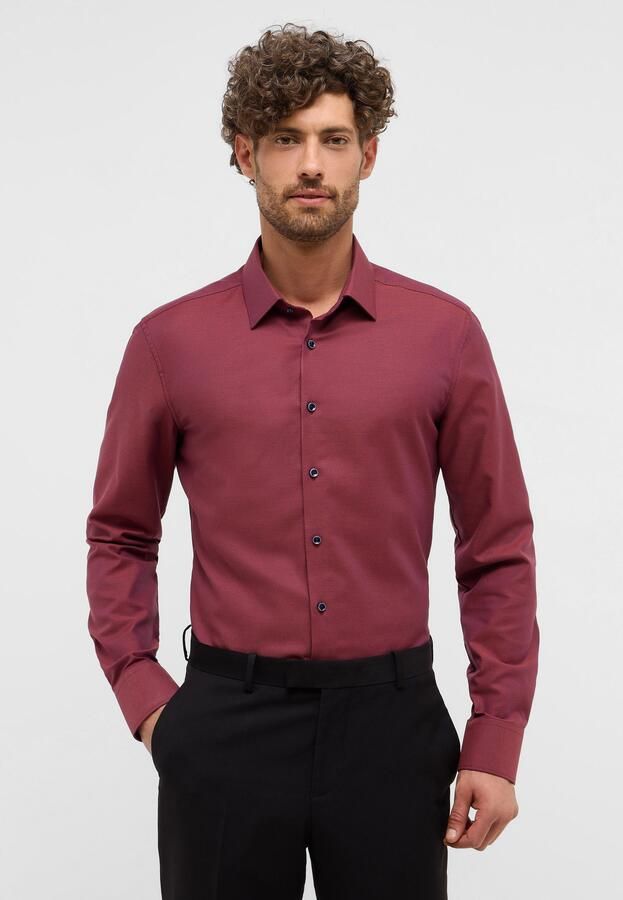 Eterna Overhemd met lange mouwen Slim fit NON IRON (strijkvrij) - Foto 6