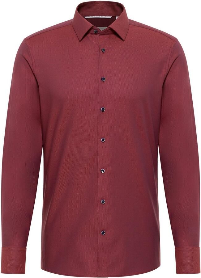 Eterna Overhemd met lange mouwen Slim fit NON IRON (strijkvrij)