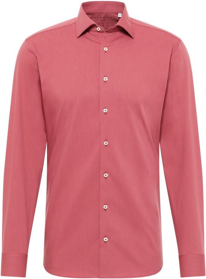 Eterna Overhemd met lange mouwen Slim fit NON IRON (strijkvrij)