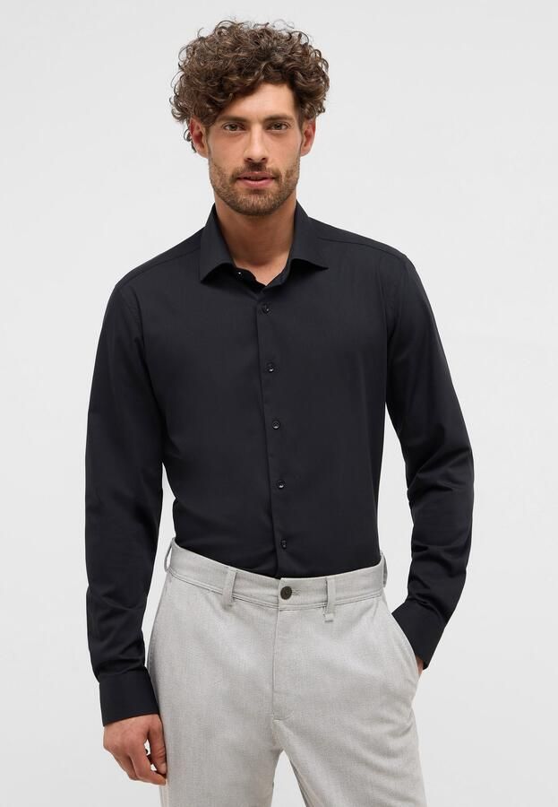 Eterna Overhemd met lange mouwen Slim fit NON IRON (strijkvrij) - Foto 6