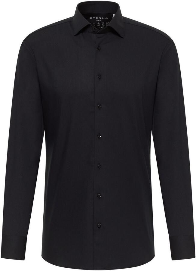 Eterna Overhemd met lange mouwen Slim fit NON IRON (strijkvrij)