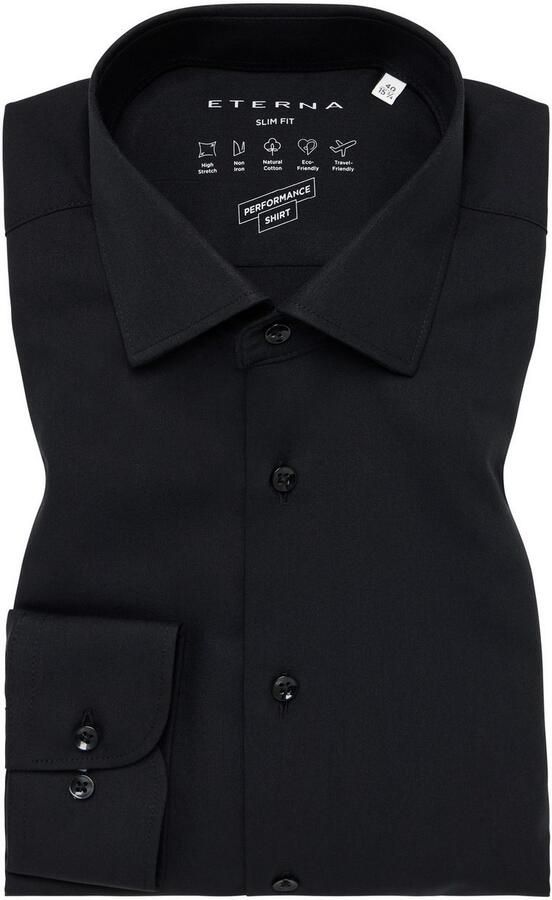 Eterna Overhemd met lange mouwen Slim fit NON IRON (strijkvrij) - Foto 5