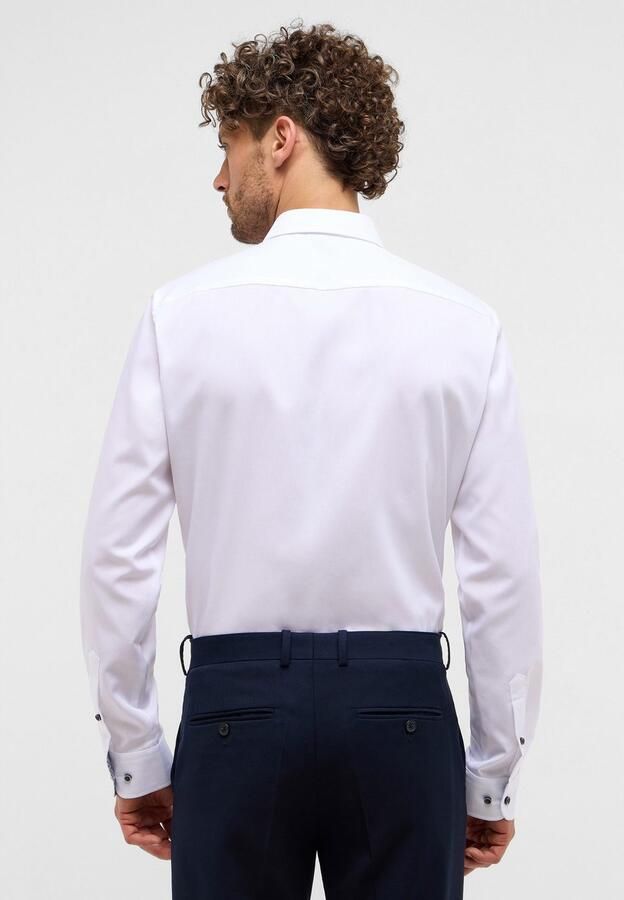 Eterna Overhemd met lange mouwen Slim fit NON IRON (strijkvrij) - Foto 4