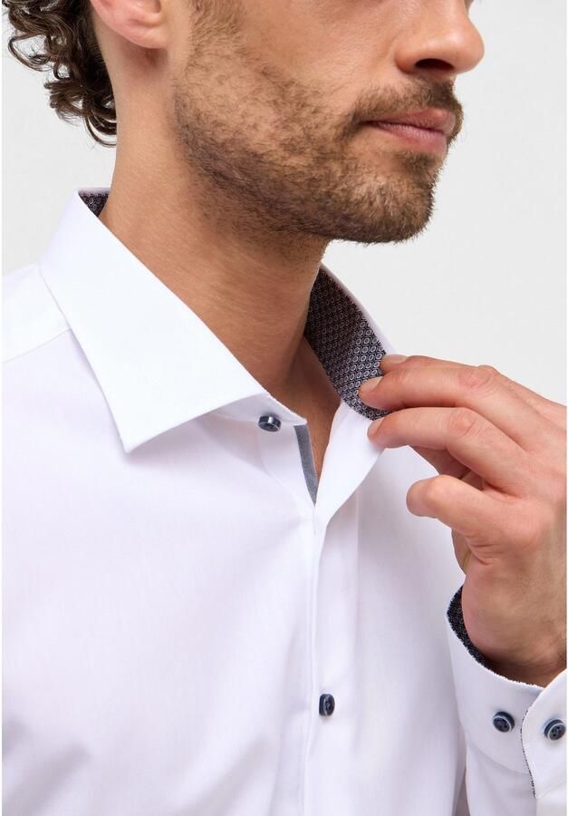 Eterna Overhemd met lange mouwen Slim fit NON IRON (strijkvrij) - Foto 2