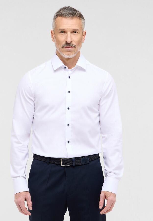 Eterna Overhemd met lange mouwen Slim fit NON IRON (strijkvrij) - Foto 6