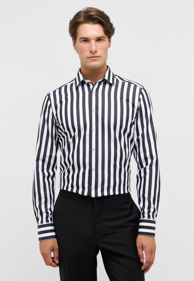 Eterna Overhemd met lange mouwen Slim fit NON IRON (strijkvrij) - Foto 6