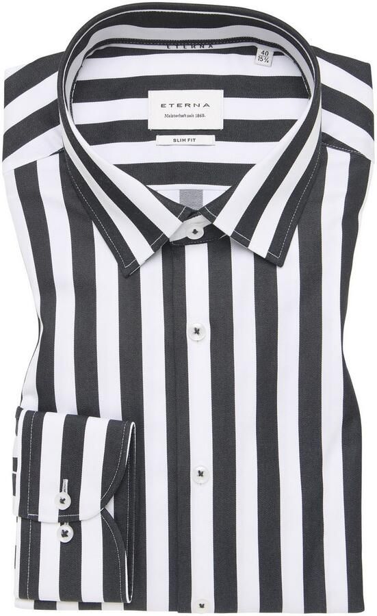 Eterna Overhemd met lange mouwen Slim fit NON IRON (strijkvrij) - Foto 5