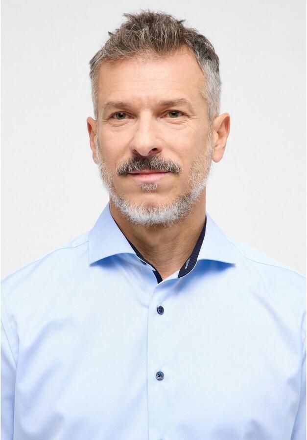 Eterna Overhemd met lange mouwen Slim fit NON IRON (strijkvrij) - Foto 2