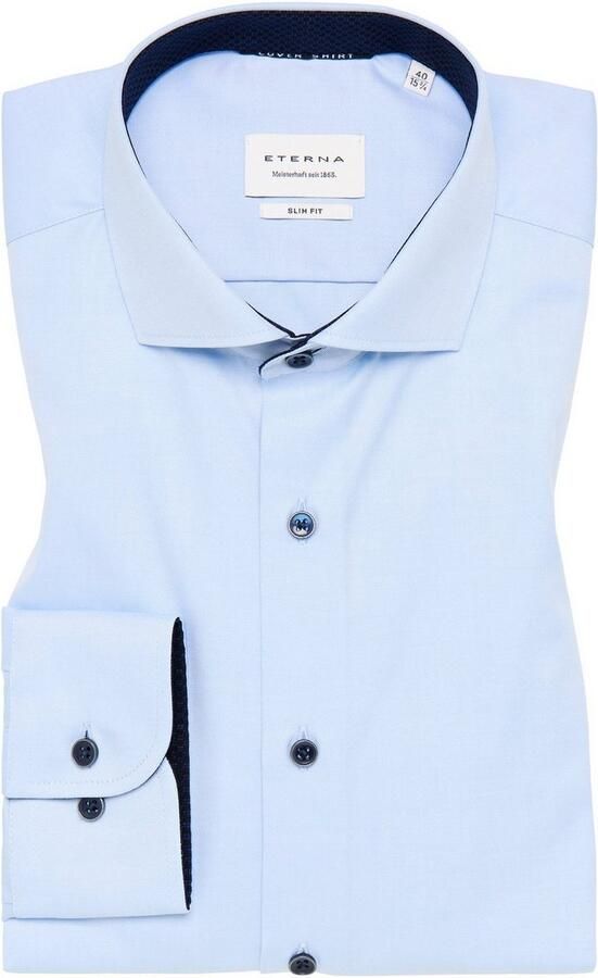 Eterna Overhemd met lange mouwen Slim fit NON IRON (strijkvrij) - Foto 6